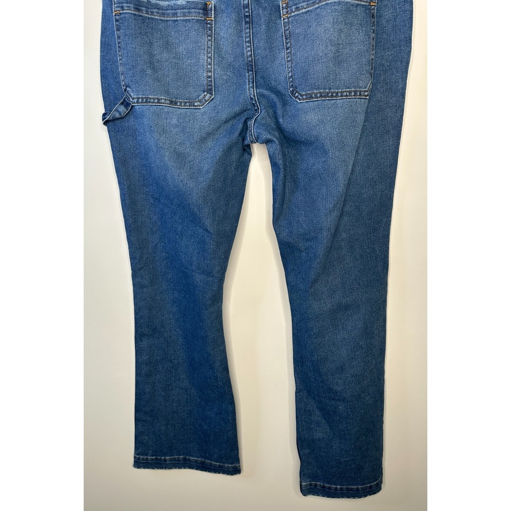 VIGOSS Carpenter Boot Cut Blue Jeans Women's Size 31 Mid Rise Utility Denim EUC - Picture 13 of 14